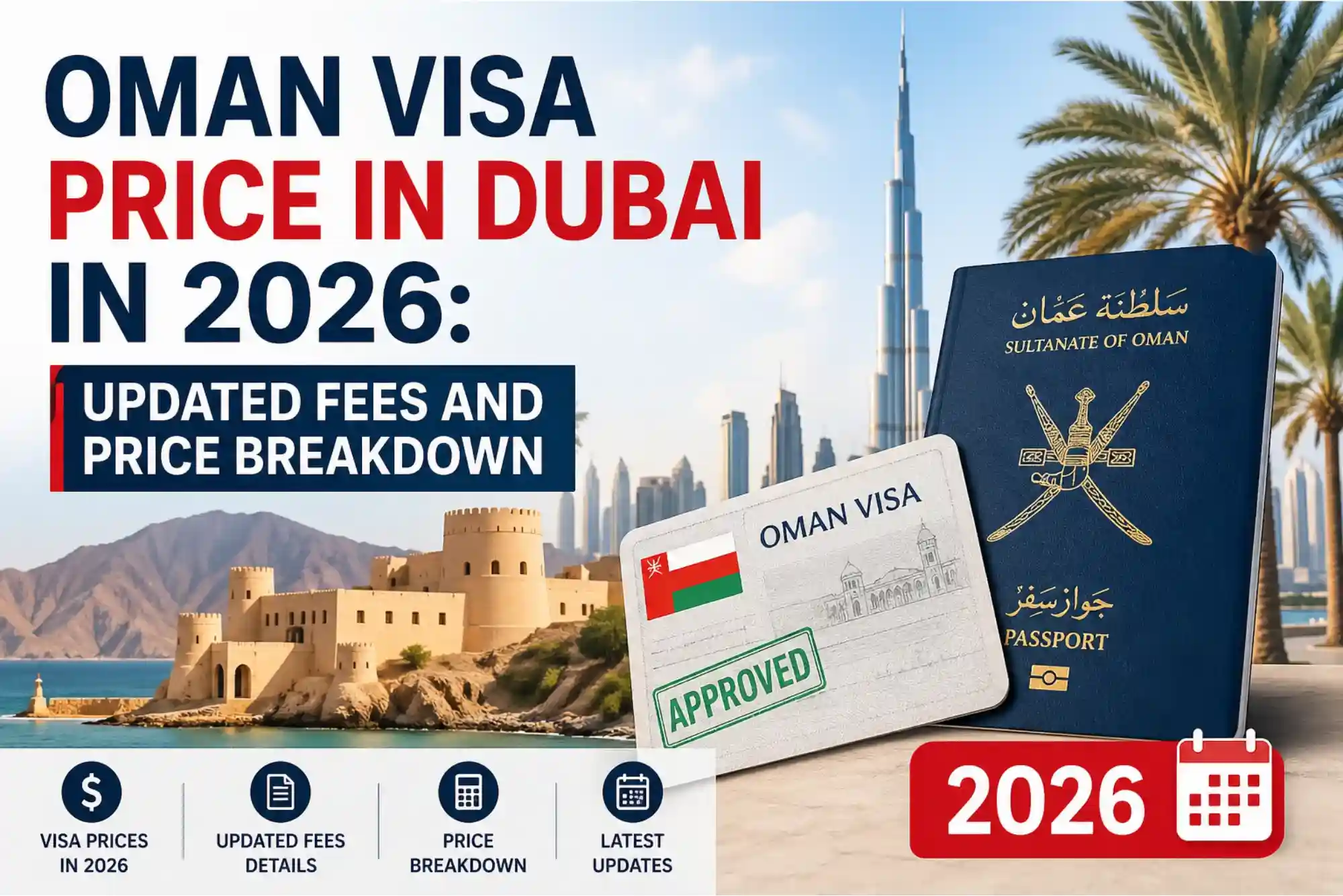 Oman Visa Price in Dubai in 2026 Updated Fees and Price Breakdown