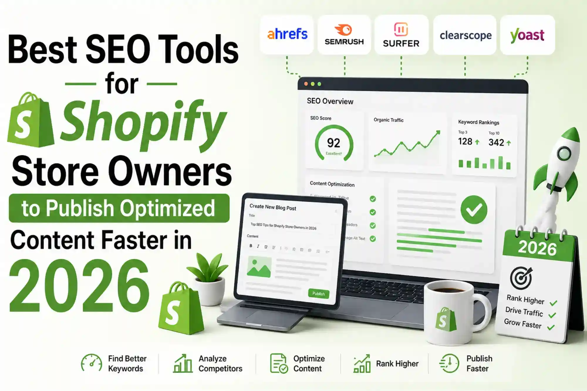 Best SEO Tools for Shopify Store Owners to Publish Optimized Content Faster in 2026