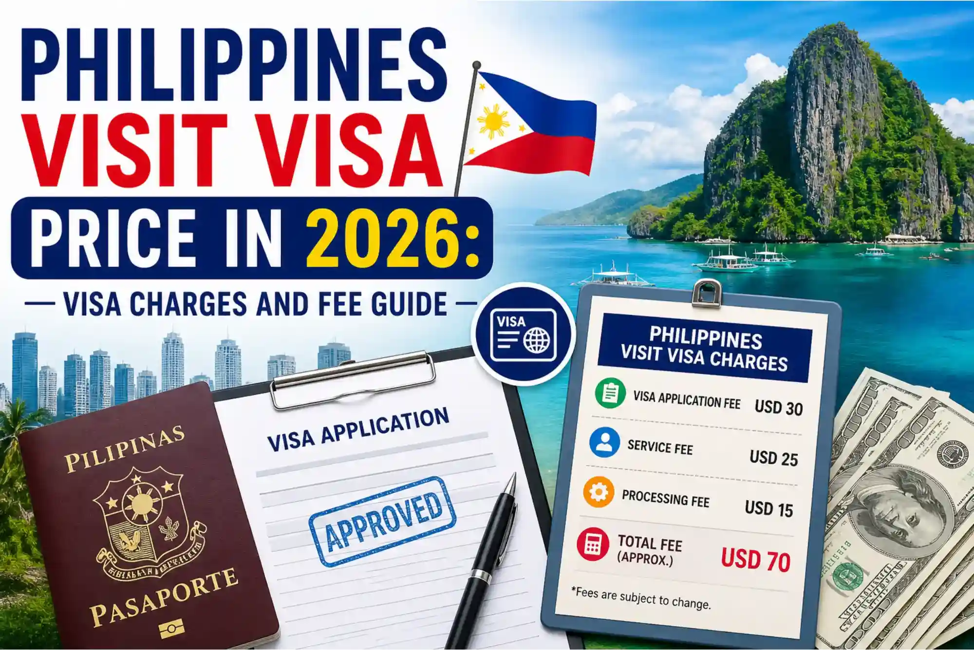 Philippines Visit Visa Price in 2026 Visa Charges and Fee Guide